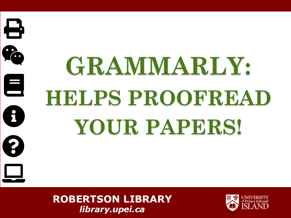 Grammarly titile slide